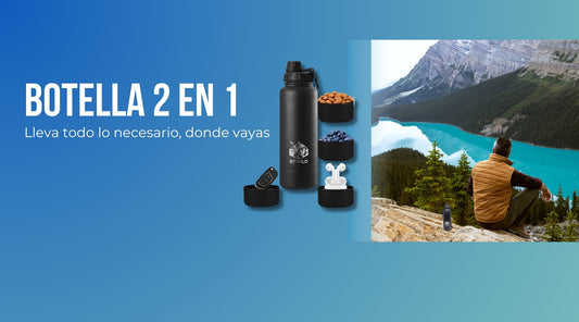 Botellas 2 en 1 Burnz: la innovación que combina hidratación y funcionalidad
